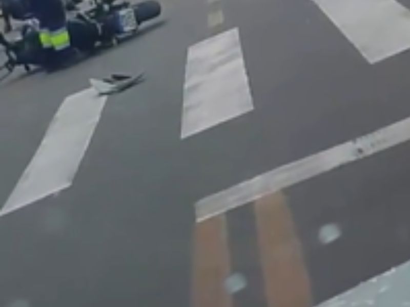 Duas pessoas ficam feridas em acidente no cruzamento do Canaranas