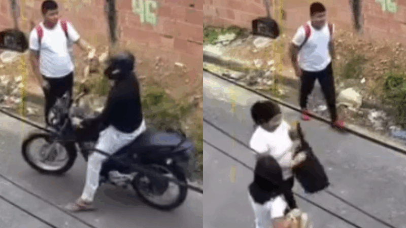 Motociclista assalta jovem que voltava do colégio no Zumbi dos Palmares
