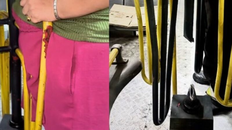 Passageira fica presa em catraca de ônibus e é resgatada em Manaus