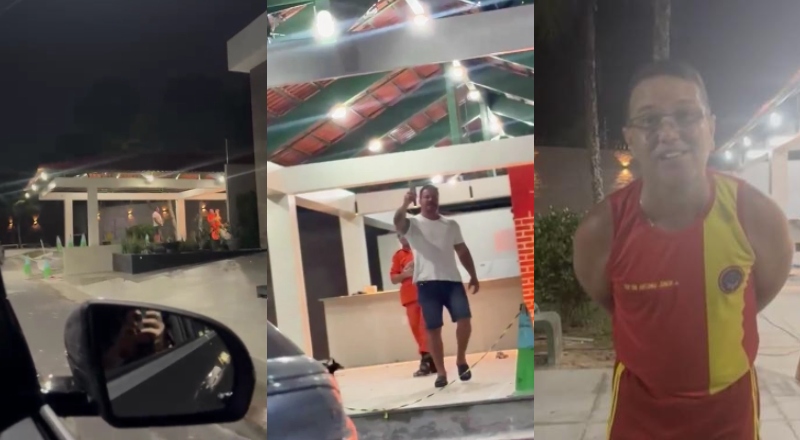 Tenente afastado desafia autoridades e retorna fardado a condomínio onde agrediu moradora em Manaus