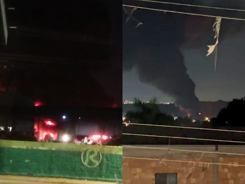 Bombeiros investigam indícios de incêndio criminoso em fábrica de reciclagem em Manaus