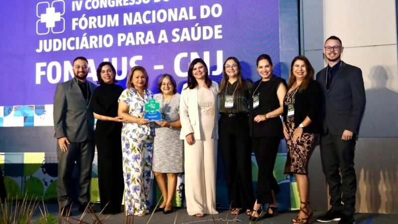 Câmara de Mediação da Saúde do Amazonas conquista 1º lugar em Premiação do CNJ
