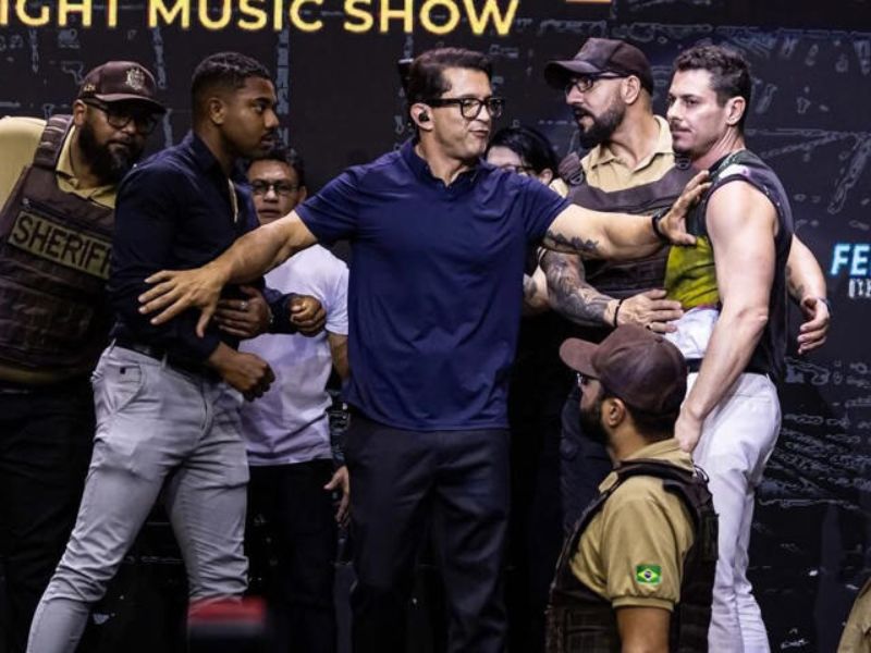 Davi Brito enfrenta Sacha Bali no ringue do Fight Music Show 7 em São Paulo