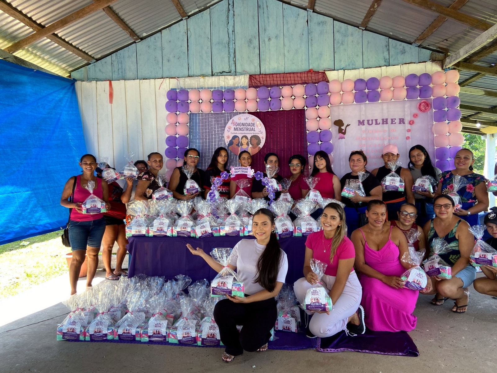 Dignidade Menstrual: programa alcança meninas e mulheres de 16 municípios, com mais de 32 mil absorventes higiênicos entregues