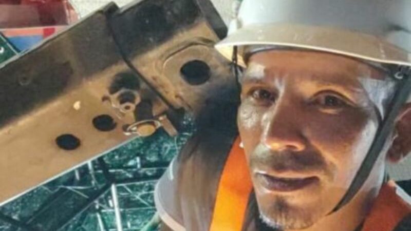 Trabalhador publicou mensagem de coragem horas antes de morrer no trabalho