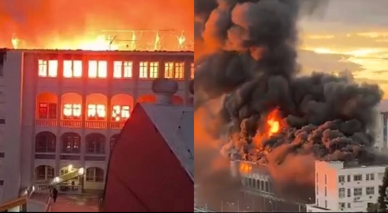 Incêndio atinge Colégio Marista Santa Maria, instituição centenária próxima ao local da tragédia da Boate Kiss; veja vídeo