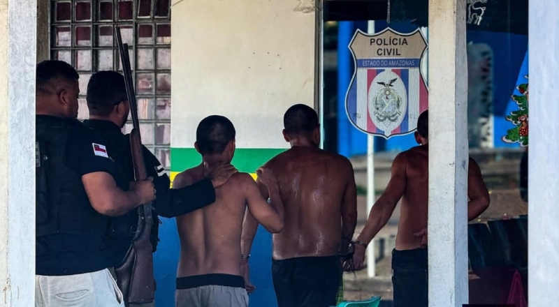 Mais três detentos são recapturados no interior do Amazonas; 9 ainda estão foragidos