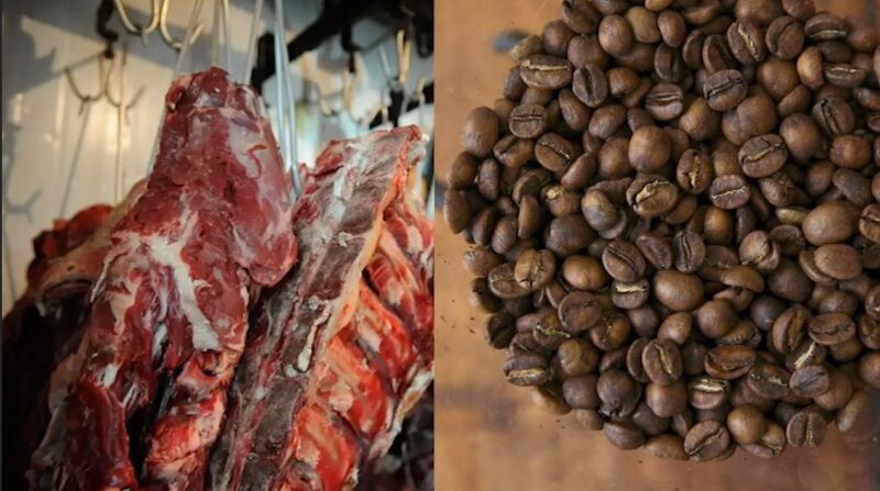 Carnes e café importados podem voltar a pagar imposto