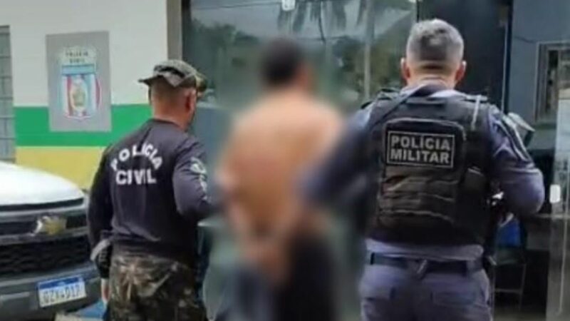 Homem é preso por agredir brutalmente rosto de criança com pedaço de madeira no AM