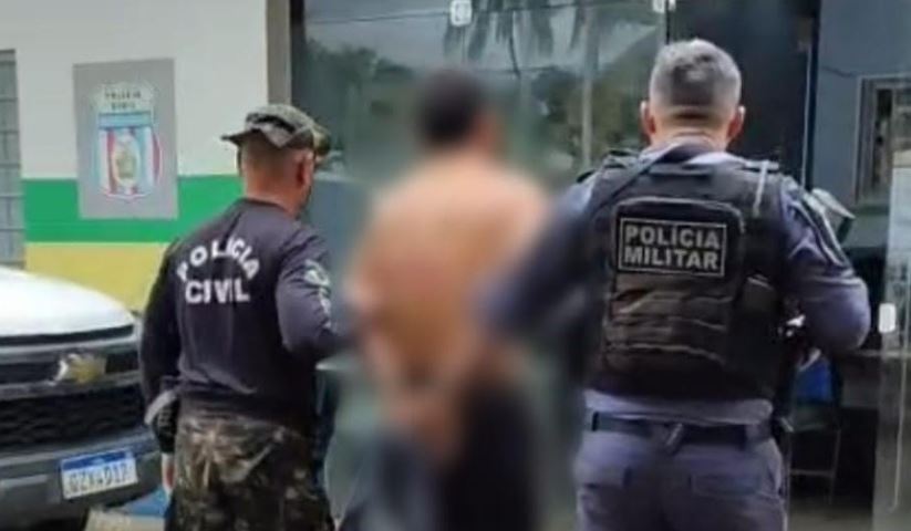 Homem é preso por agredir brutalmente rosto de criança com pedaço de madeira no AM