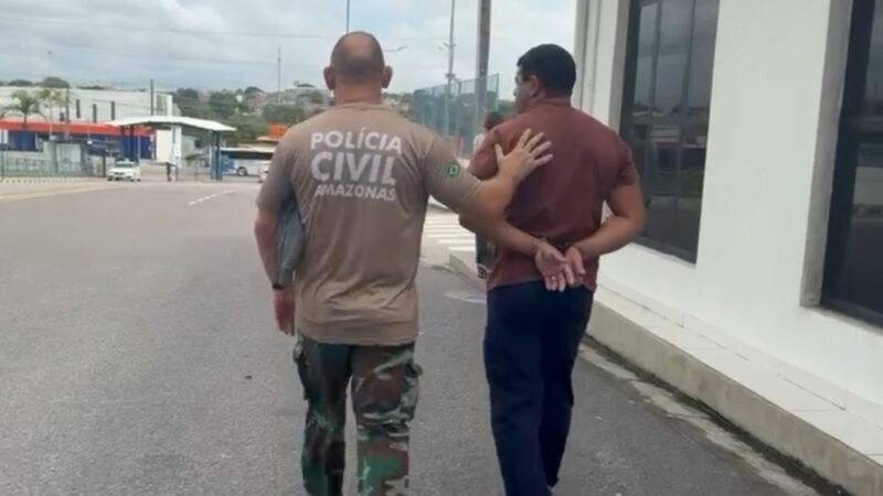 Homem é preso por desferir golpes de terçado e atacar motorista de app com pit bull em Manaus