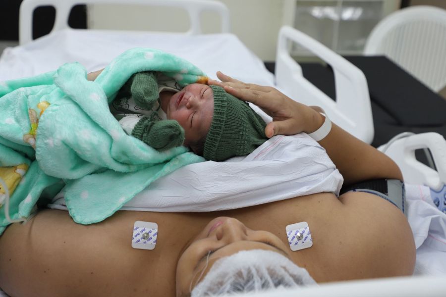 Primeiro bebê de 2026 no Amazonas é menino