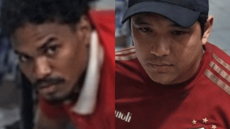 PC-AM divulga imagens de dupla procurada por roubo a loja de cosméticos no bairro São José Operário