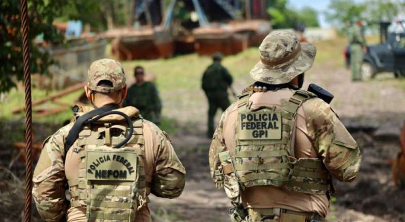 PF, Ibama, PC e PM deflagram operação contra o garimpo ilegal em Manaus