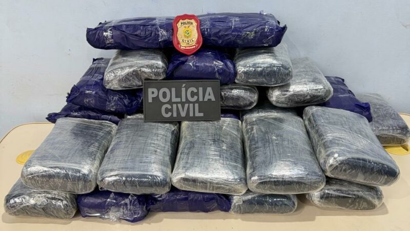 Quadrilha é presa por tráfico interestadual de drogas, em Tefé