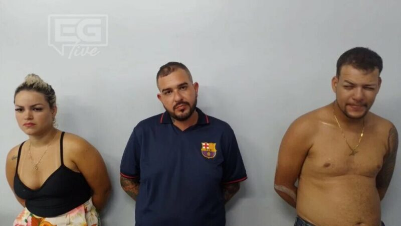 Trio é preso com quase um quilo de drogas na comunidade Nossa Senhora de Fátima II, em Manaus