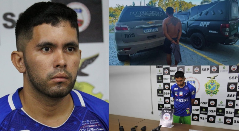 Vulgo “Piu piu”, ex-pistoleiro da FDN, acusado de matar duas pessoas em Manaus é preso em Santa Catarina