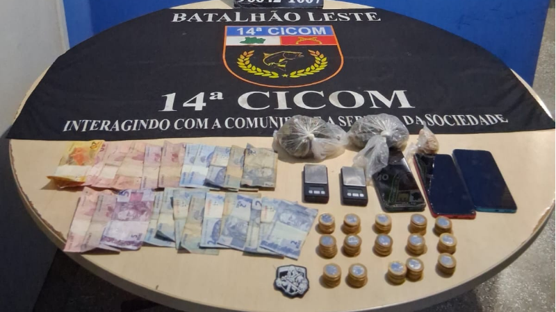 Homem é preso em flagrante por tráfico de drogas no Jorge Teixeira