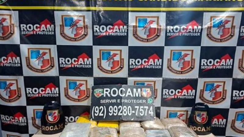 Homem é preso com mais de 23 quilos de drogas no porto de Tefé, no AM