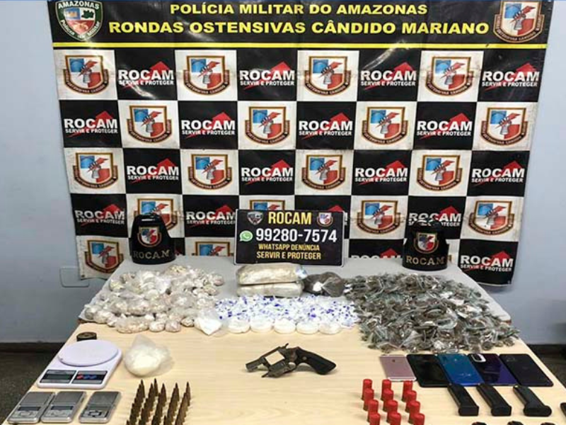 Homem é preso com mais de cinco mil porções de drogas na zona norte de Manaus