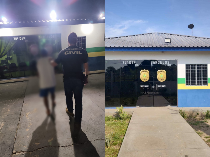 Homem é preso em menos de duas horas após matar outro homem a golpe de faca em Barcelos, no Amazonas