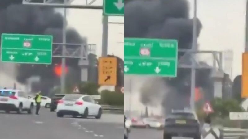 Mísseis atingem áreas urbanas em Israel após ofensiva lançada pelo Irã