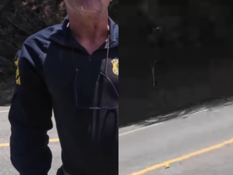 Motociclista suíço é abordado pela polícia em rodovia no Amazonas