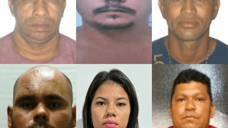 Polícia Civil do Amazonas divulga imagens de seis suspeitos de matar policial militar em Tefé