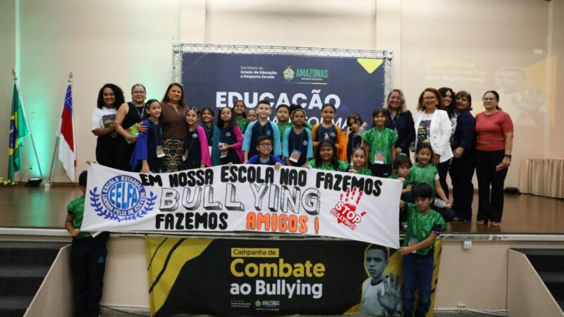 Educadores da rede estadual de ensino participam de lançamento da Campanha de Combate ao Bullying 2026