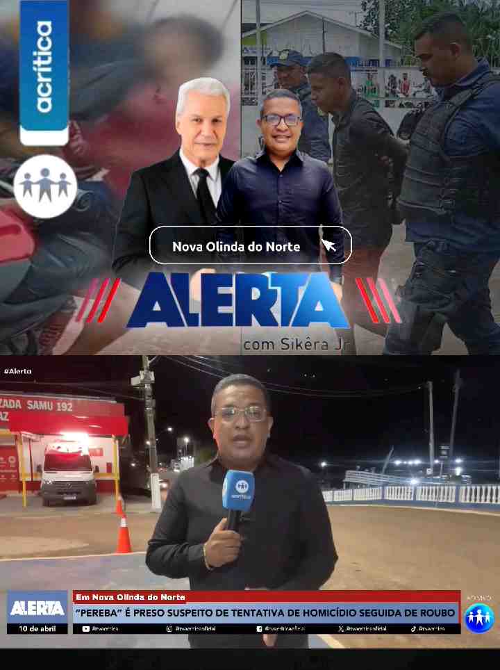 Tentativa Nova Olinda! Um jovem de 20 anos, identificado pelo apelido vulgo “Pereba”, foi preso