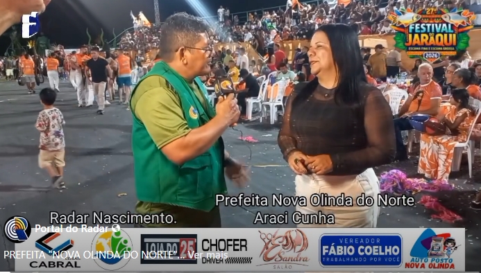PREFEITA “NOVA OLINDA DO NORTE” ARACI  CUNHA