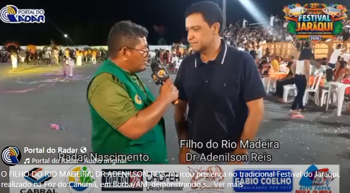 O FILHO DO RIO MADEIRA, DR ADENILSON REIS