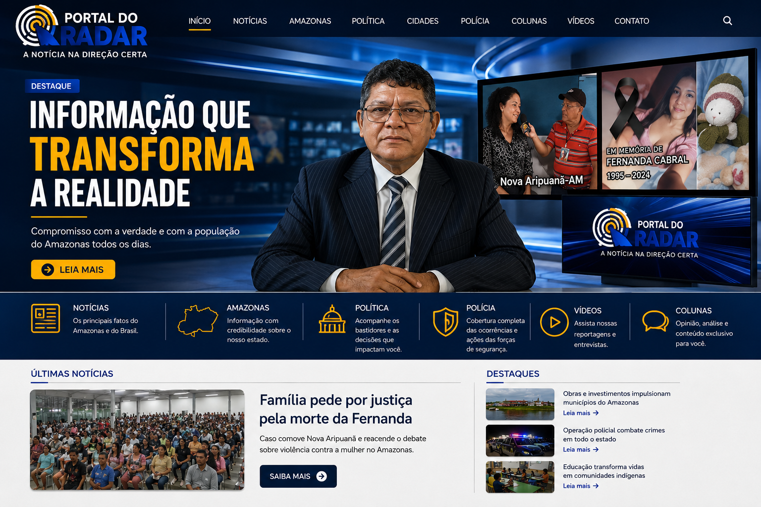 Familiares de Fernanda pedem justiça e denunciam suposta negligência médica no hospital de Novo Aripuanã.