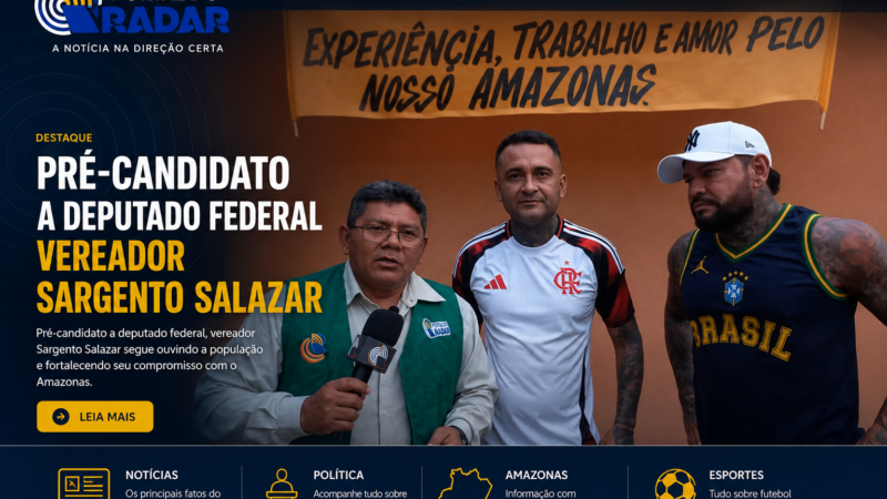 PRÉ CANDIDATO DEPUTADO  FEDERAL VEREADOR SARGENTO SALAZAR  NOVA OLINDA DO NORTE/AM