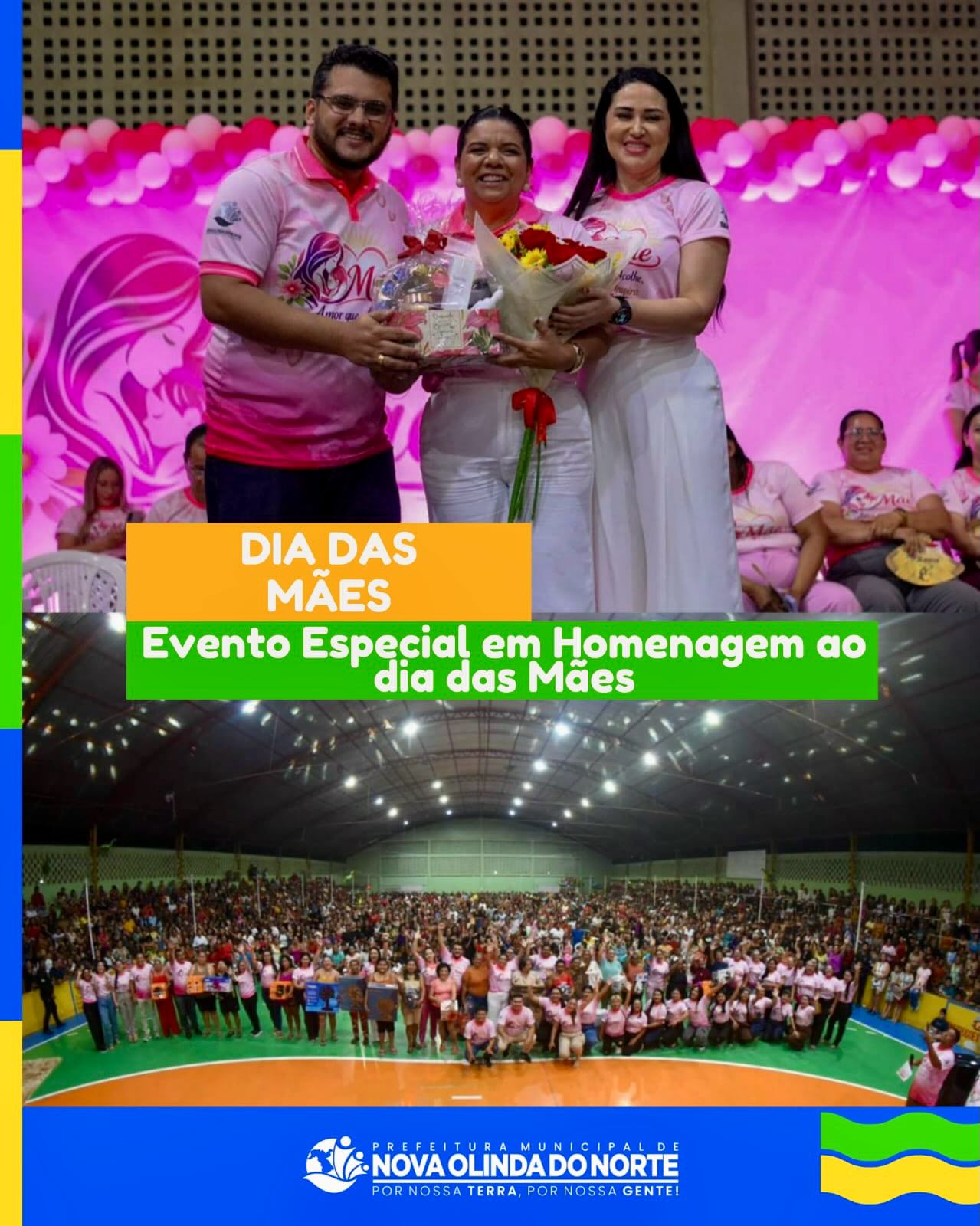 A prefeita Araci Cunha e o vice-prefeito Dr. Christian Martins