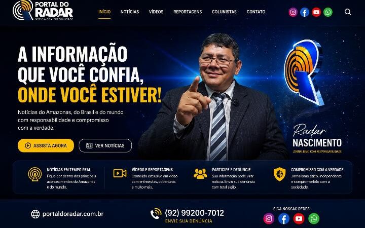 No Portal Radar, você tem a oportunidade de fazer sua denúncia, reivindicação ou sugerir reportagens de qualquer local do estado do Amazonas.