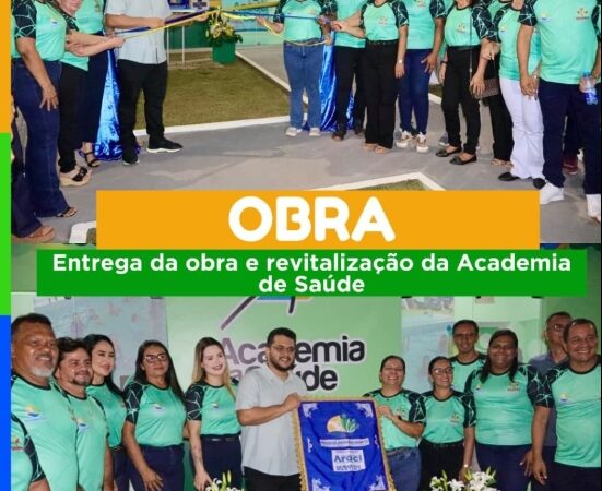 A prefeita Araci Cunha e o vice-prefeito Christian Martins realizaram a inauguração de duas importantes obras.