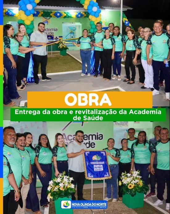 A prefeita Araci Cunha e o vice-prefeito Christian Martins realizaram a inauguração de duas importantes obras.