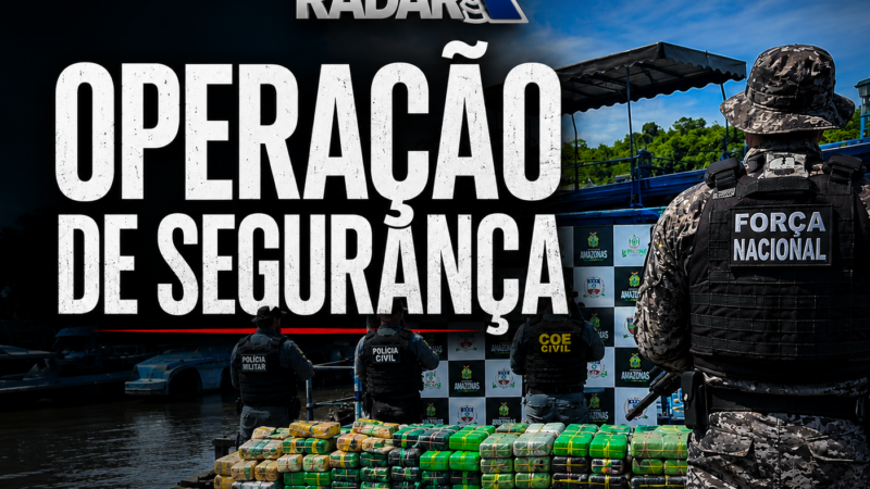 Operação Segurança Presente apreende 2,5 toneladas de drogas no Amazonas