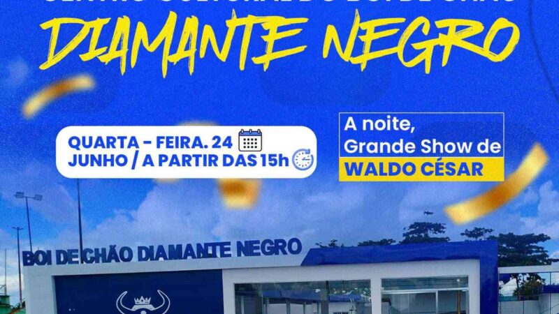 Prefeitura de Nova Olinda do Norte inaugura Centro Cultural do Boi de Chão Diamante Negro