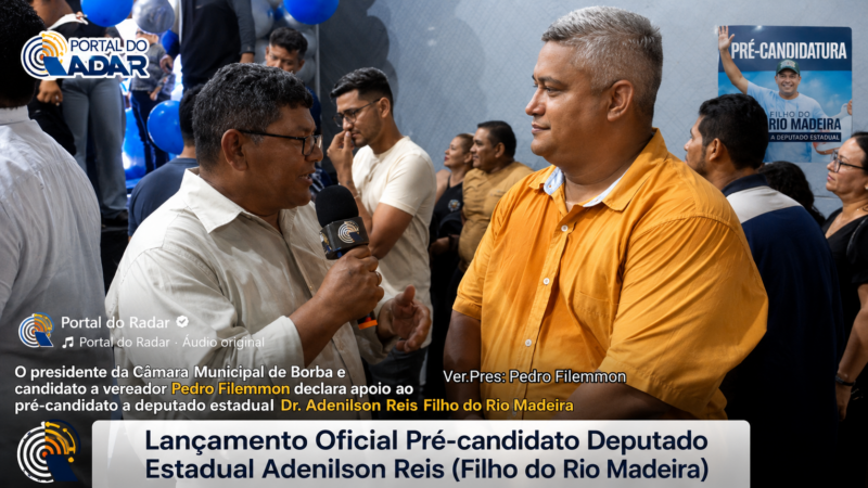 Presidente da Câmara de Nova Olinda do Norte declara apoio à pré-candidatura de Dr. Adenilson Reis