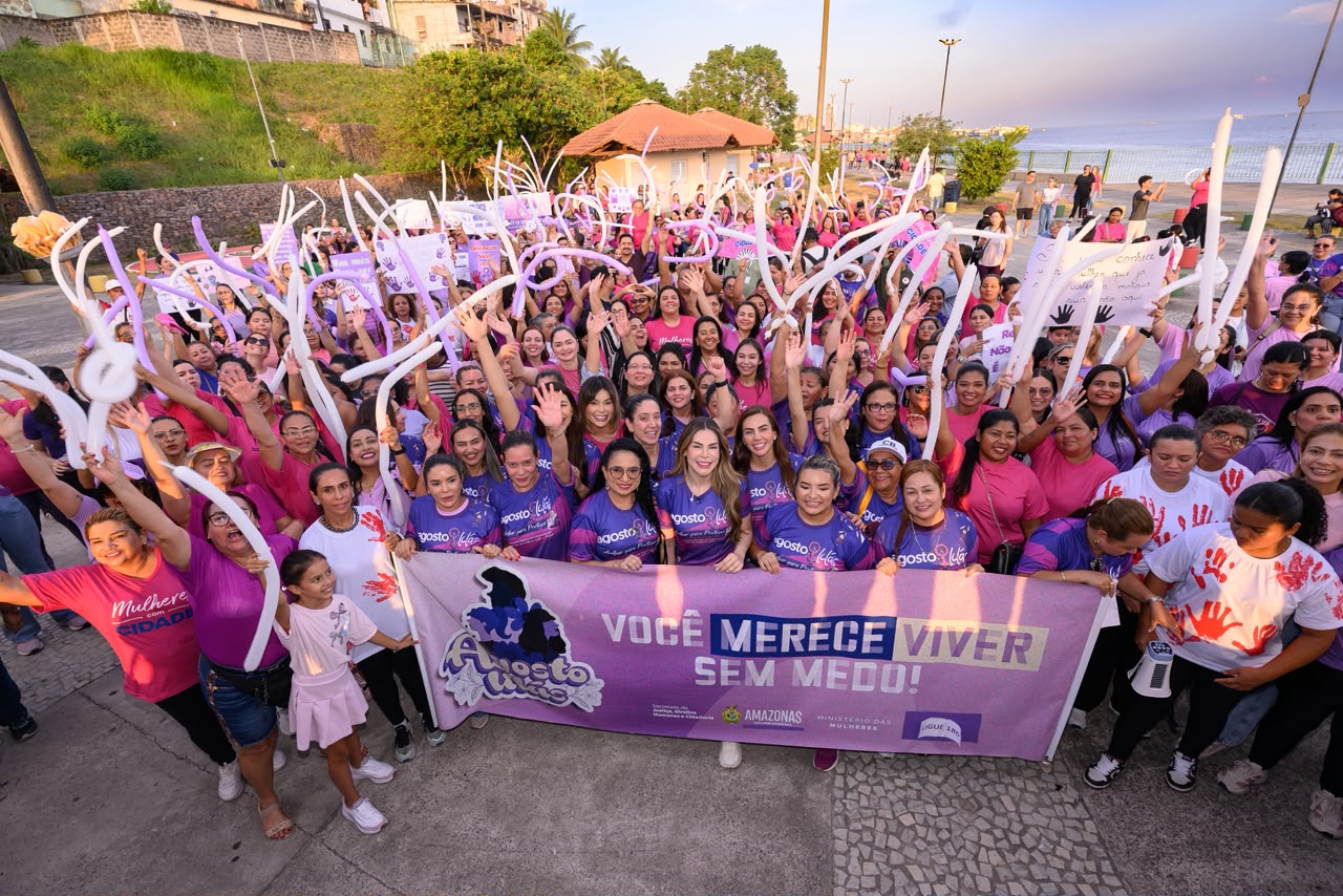 Agosto Lilás é lançado no AM com foco na Lei Maria da Penha
