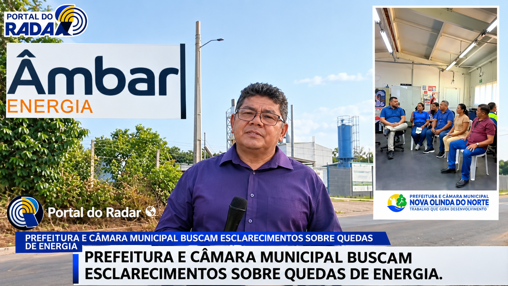 Prefeitura e Câmara Municipal buscam esclarecimentos sobre quedas de energia