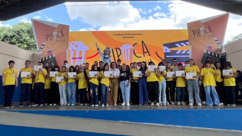 Pipoca em Cena divulga últimos curtas de edição que envolveu cem alunos de escolas públicas de Manaus