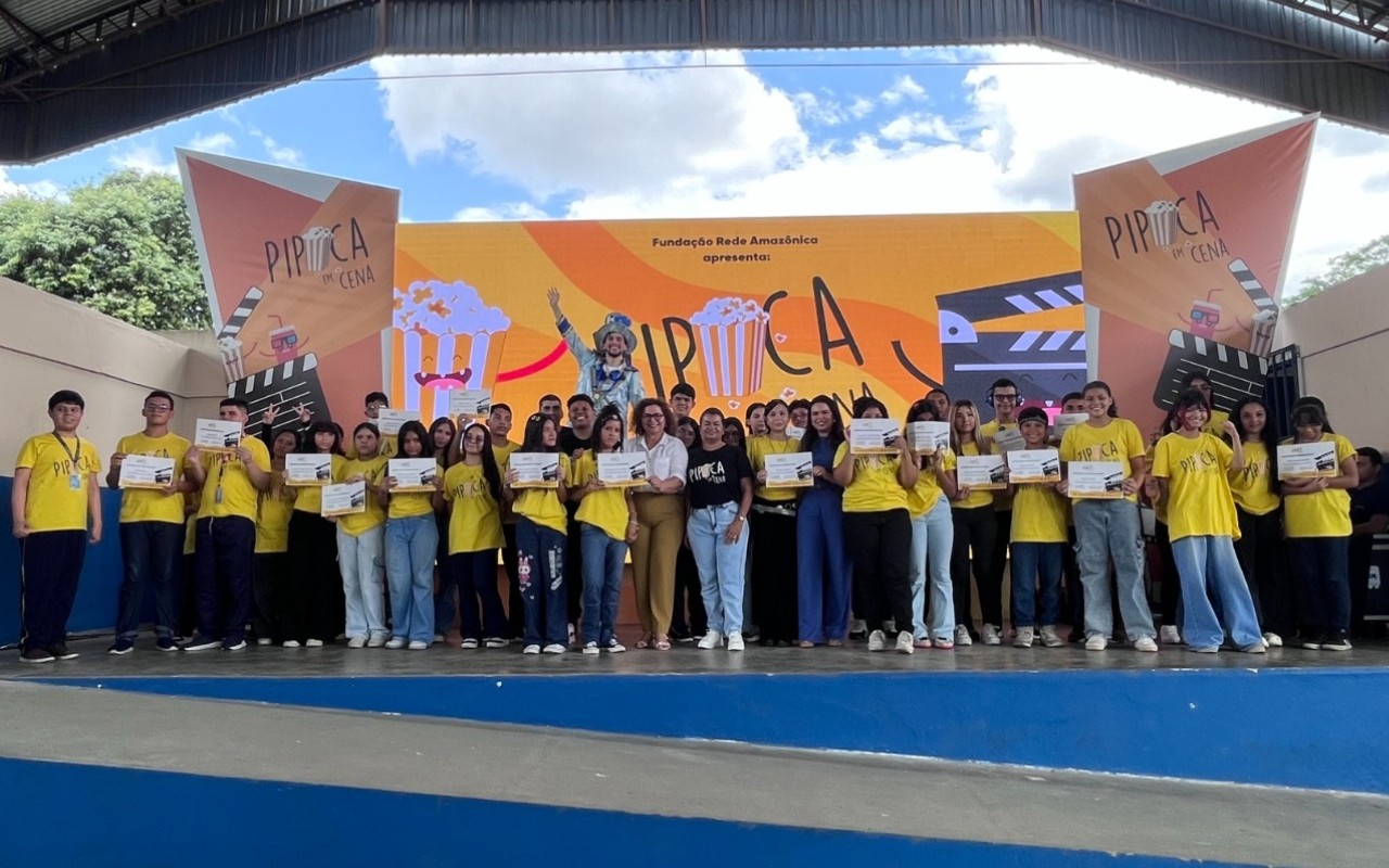 Pipoca em Cena divulga últimos curtas de edição que envolveu cem alunos de escolas públicas de Manaus