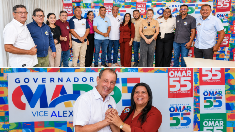 Prefeita Araci Cunha se reúne com Omar Aziz e lideranças municipais para tratar de apoio no segundo turno
