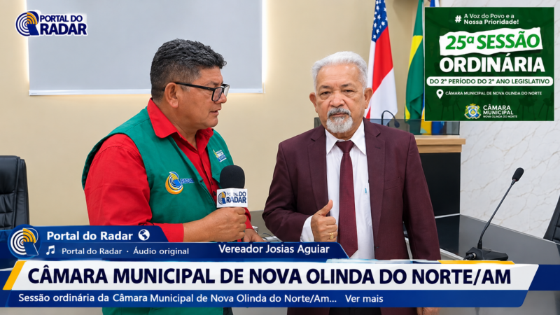 Sessão ordinária da Câmara Municipal de Nova Olinda do Norte/Am.