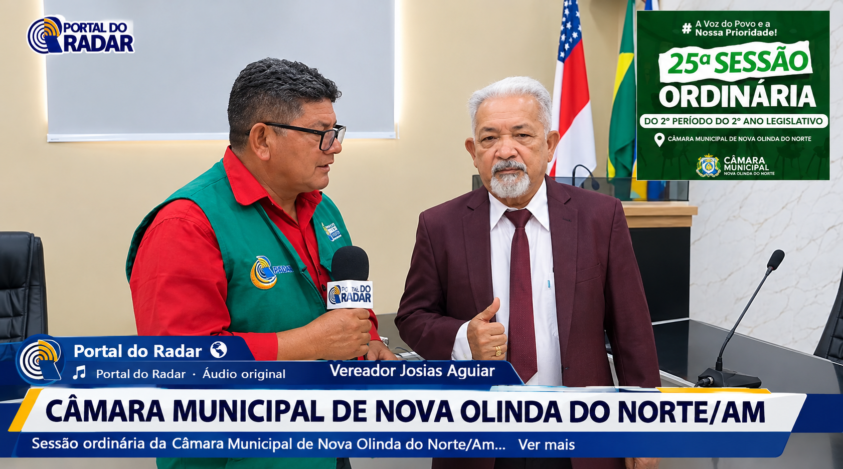 Sessão ordinária da Câmara Municipal de Nova Olinda do Norte/Am.
